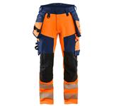 112216485389 Blaklader High Vis Hose 4-Wege-Stretch High Vis orange marineblau.jpg